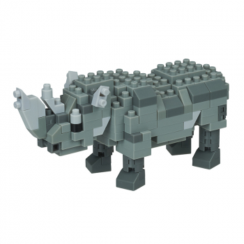 Mini NANOBLOCK Rhinoceros