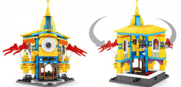 6801D SHENG YUAN - Minion House  (Ohne Box)