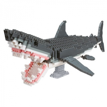 Nanoblock - Animal Deluxe NANOBLOCK Great White Shark (Level 4)