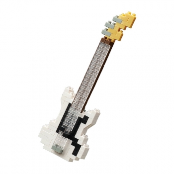 Nanoblock - Electric Bass White (Level 1)