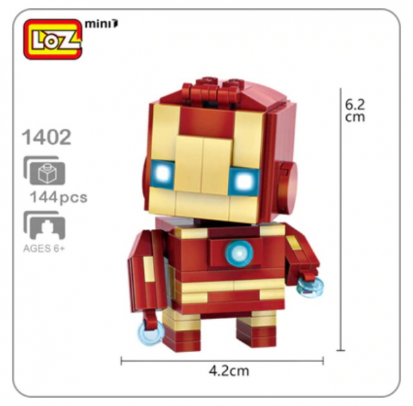 1402 Loz Mini - Iron Man (Ohne Box)