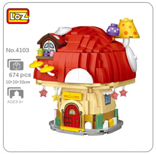 4103 Loz Mini - Pilzhaus (ohne Box)