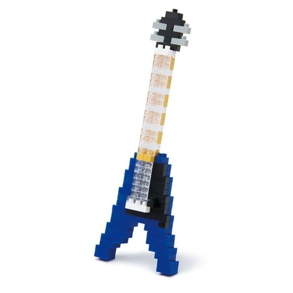 Nanoblock - Electric Guitar Blue (Level 2)(NBC095)