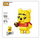 1451 Loz Mini - Brick ´H'eadz - Winnie Phoo (Ohne Box)